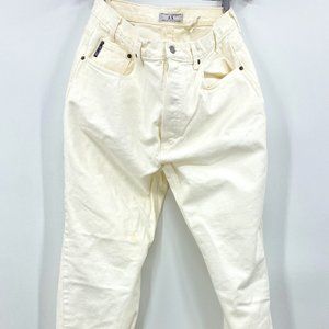 A|X Armani Ex Men Relaxed White Cotton Stretch Str